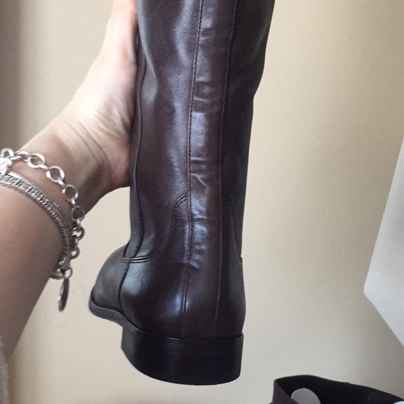 KATE SPADE Ronnie Riding Brown Leather Boots - Picture 5 of 11